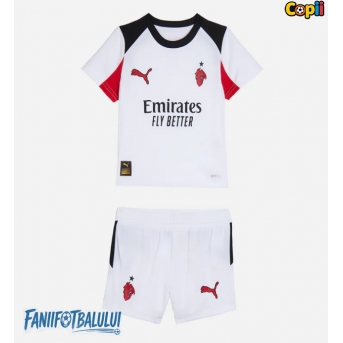 AC Milan Echipament de Fotbal Replică 2025-26 Copii Deplasare (+ Șorturi)